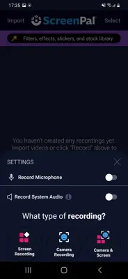 Screen Recorder • Video Editor android App screenshot 0